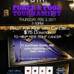 STK Miami Hosts the Rally for Kids with Cancer Poker and Pool Tournament, Feb 3