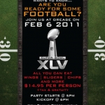 Super Bowl XLV Party at Grease Burger Bar