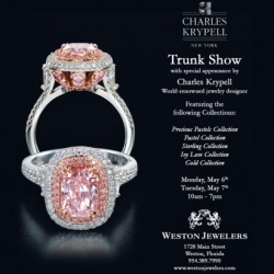 WESTON JEWELERS TO HOST CHARLES KRYPELL TRUNK SHOW ON MAY 6TH AND MAY 7TH