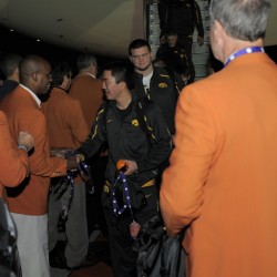 Iowa players greeted by Orange Bowl members Iowa players greeted by Orange Bowl members