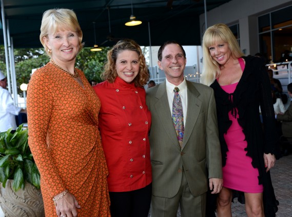 Gale Butler of AutoNation; Chef Michelle Bernstein, Dennis Haas of ARC Broward; and Jen Klaassens of The Wasie Foundation