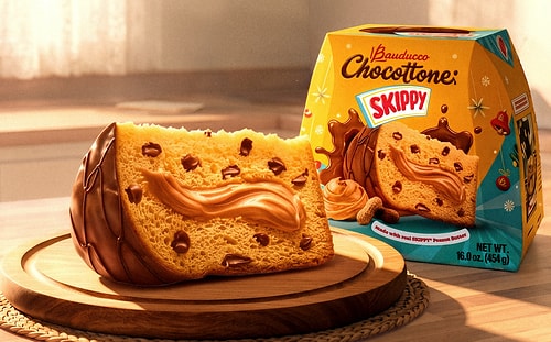 Bauducco Just Put SKIPPY Peanut Butter Inside a Chocottone
