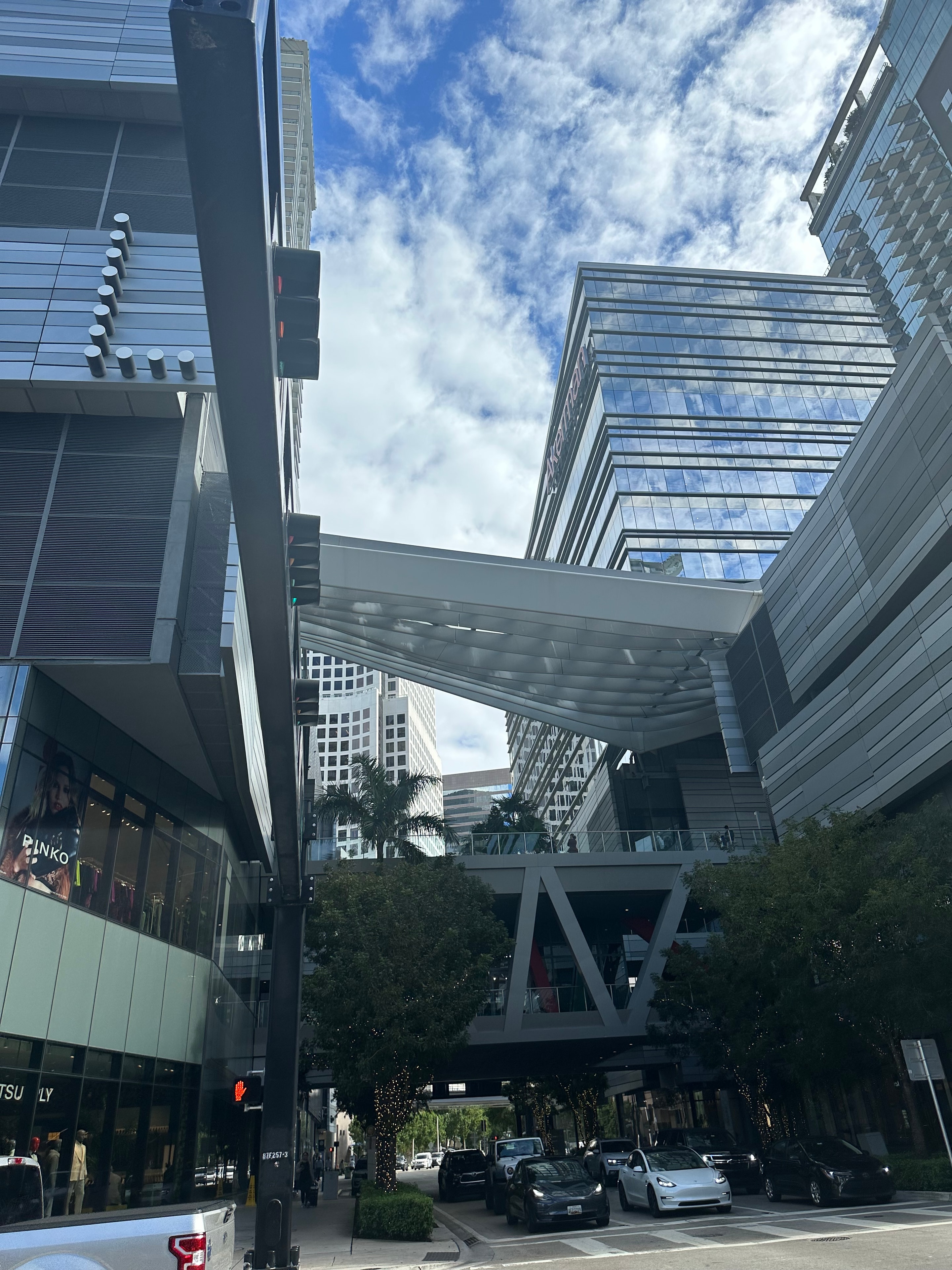 Brickell City Centre EAST Miami hotel tower retail promenade street view