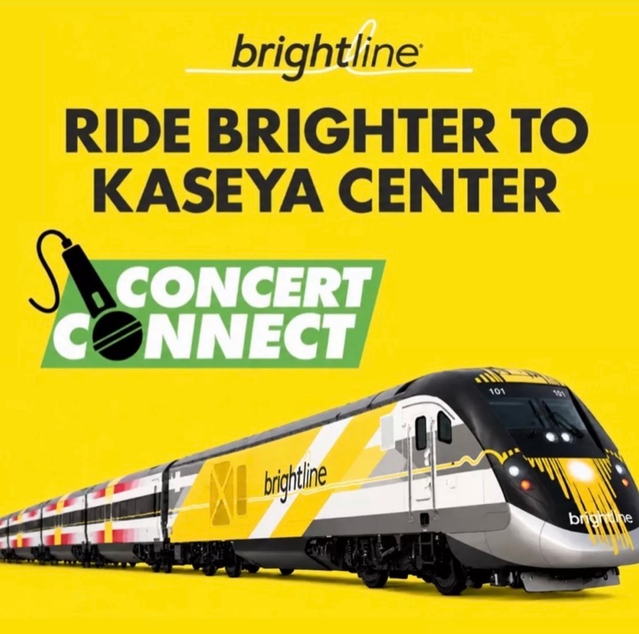 Brightline Is Running Late-Night Trains After Every Kaseya Center Concert Through End of 2026
