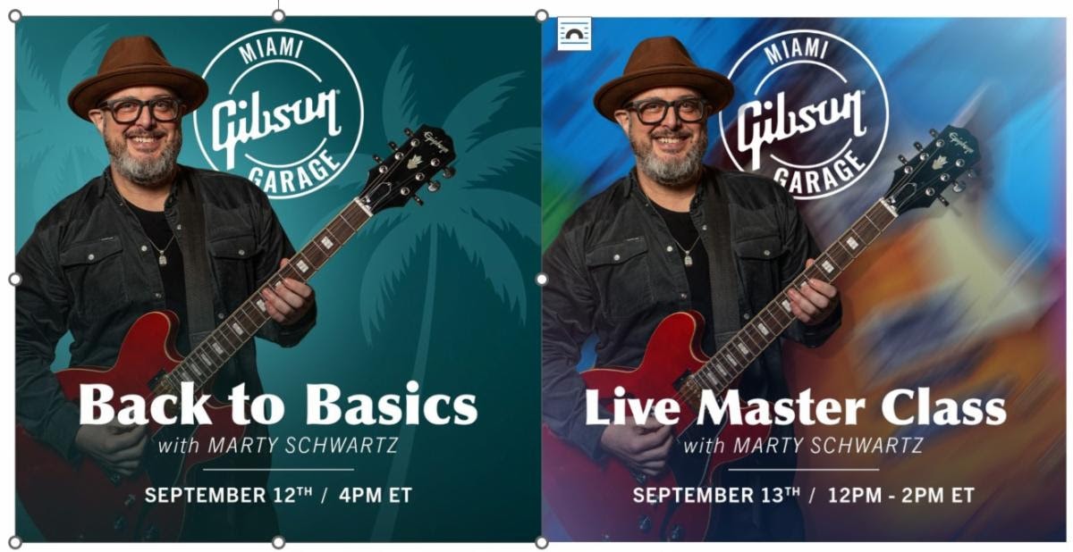 Marty Schwartz "Back to Basics" Guitar Class at Gibson Garage Miami — Sep 12