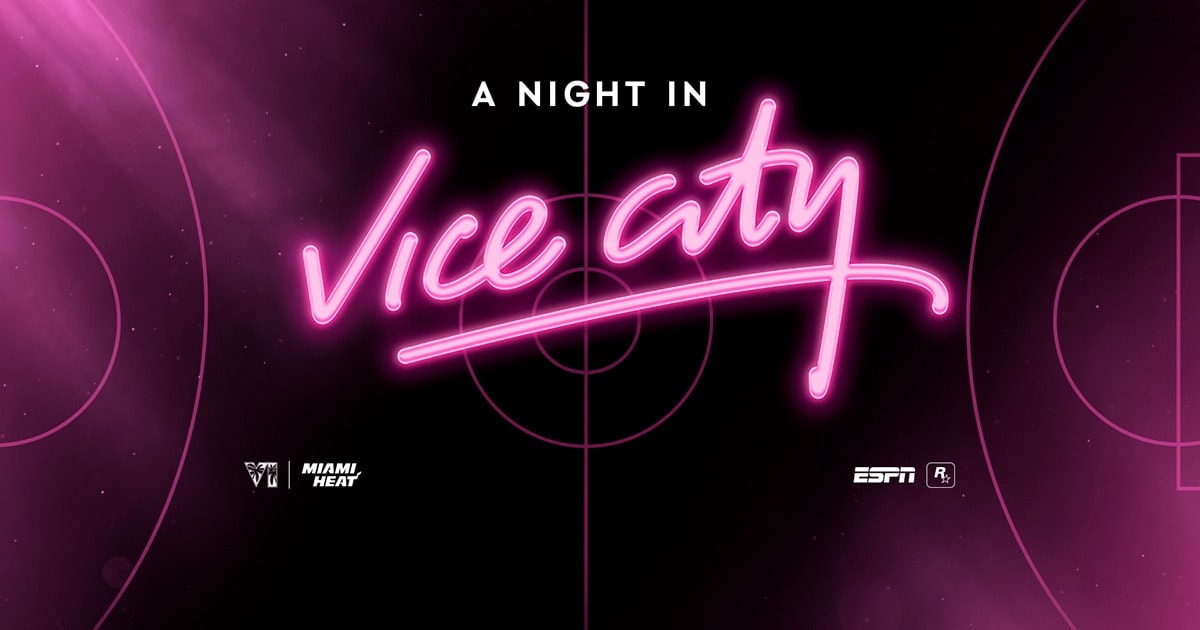 Miami HEAT and Rockstar Games Announce 'A Night in Vice City' -- A Historic NBA x GTA VI Crossover
