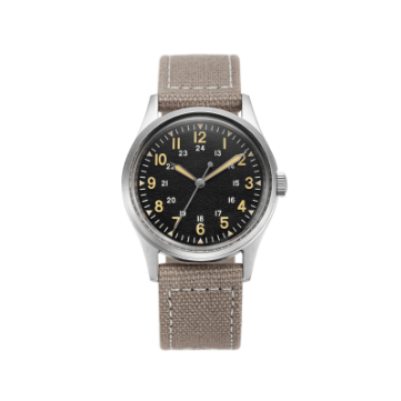 Praesidus A-11 Type 44 — $595. A reissue of the watch Hamilton, Waltham and Elgin produced for American servicemen in WWII — more than 100,000 made, known as "The Watch That Won the War."
