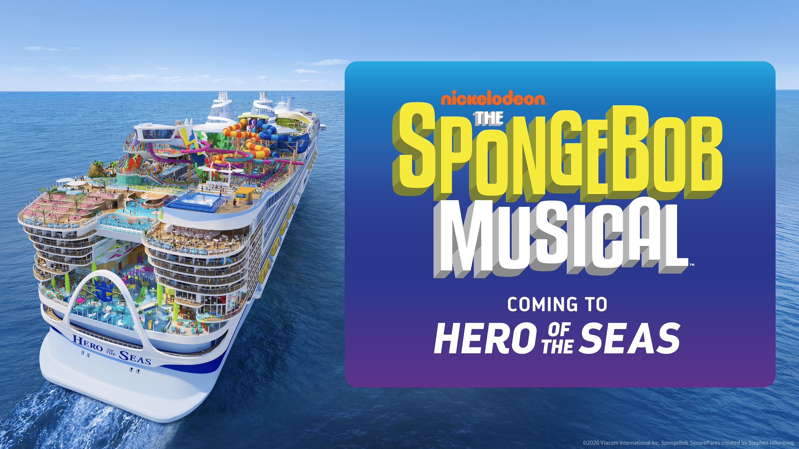 Royal Caribbean Is Bringing "The SpongeBob Musical" to Sea — on Hero of the Seas, Sailing from Miami