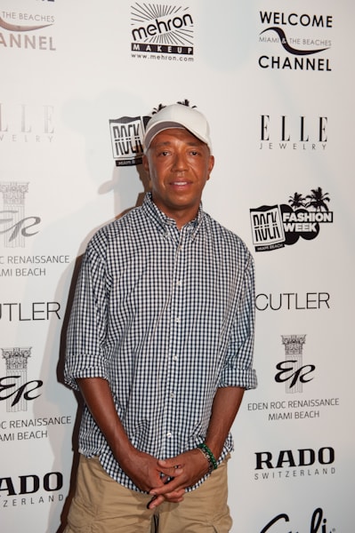 Russell Simmons with Daedrian McNaughton at Miami Beach Fashion Week, 2009