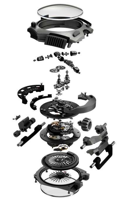 URWERK UR-300 Time Quantum — Movement