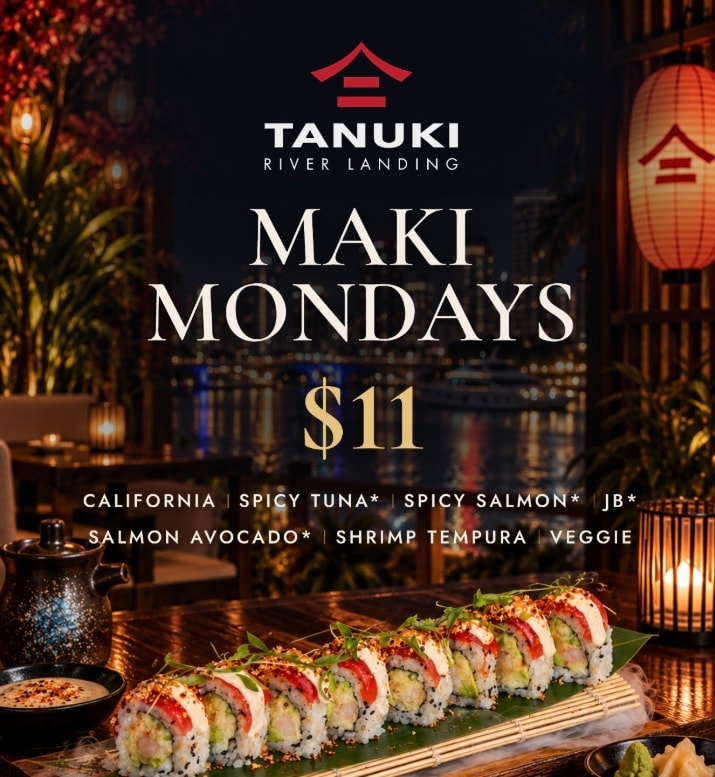 Maki Mondays at Tanuki River Landing