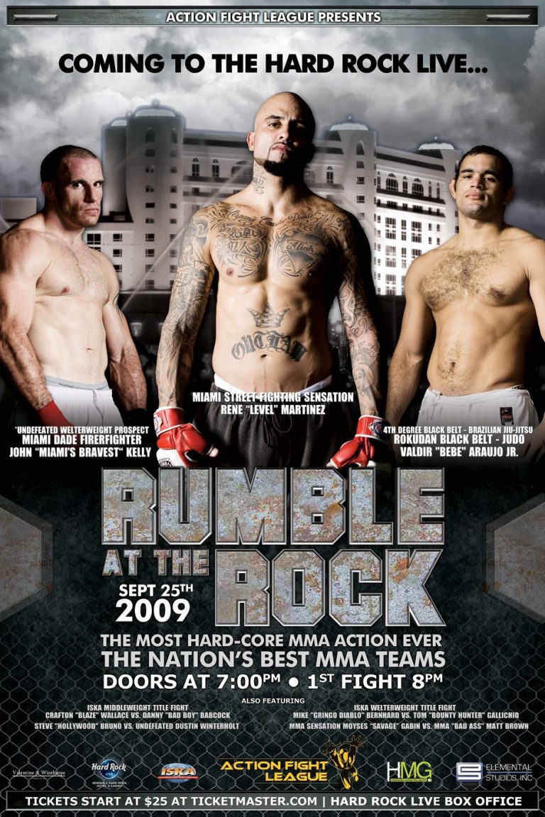 Are you ready to ''Rumble at the Rock?'' Action Fight League Presents
