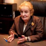 Madeleine Albright in Miami by Winston Delawar