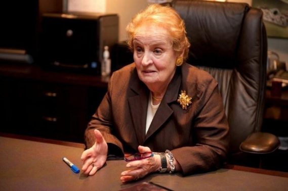 Madeleine K. Albright was the 64th Secretary of State of the United States