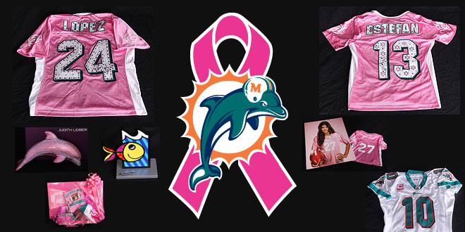 miami dolphins breast cancer hoodie