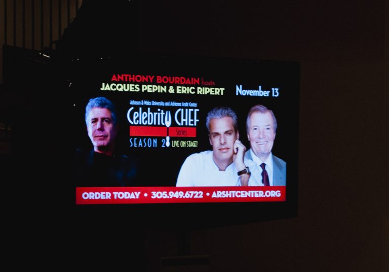 ANTHONY BOURDAIN HOSTED JACQUES PÉPIN AND ERIC RIPERT – Premier Guide Miami