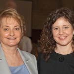 FIU School of Hospitality Associate Dean Joan Remington and Barilla Senior Marketing Associate Angie Goldberg at the Interactive lunch at the Biltmore Hotel in Coral Gables.