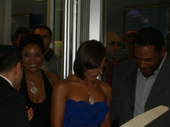 Jerome Bettis and ABC's Dancing with the Stars, Karina Smirnoff at the Grand Opening of Haimov Jewelers