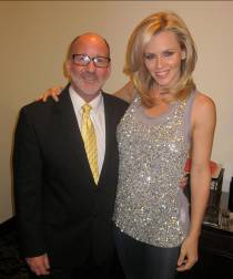 Eric Jellson, Area Director of Sales and Marketing, Kimpton Hotels, poses with author/actress Jenny McCarthy in celebration of her new book,  during Oct. 15 event held at Kimpton’s EPIC Hotel, Miami.