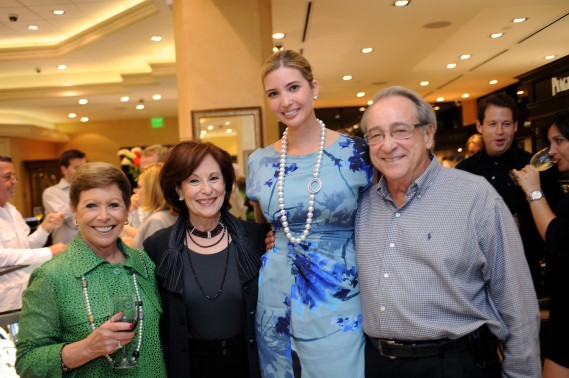 Jeannie Bresler, Judy Markey, Ivanka Trump and Benton Markey at the launch of Ivanka Trump Collection at Levinson, Fort Lauderdale - Over 150 local VIPS and taste-makers joined Ivanka Trump and Robin and Mark Levinson for the launch of the Ivanka Trump Fine Jewelry Collection at Levinson Jewelers on Las Olas Boulevard in Ft. Lauderdale on the evening of Saturday, November 27th. During the event, Ivanka mingled with guests as they browsed the display of her fine jewelry collection.
