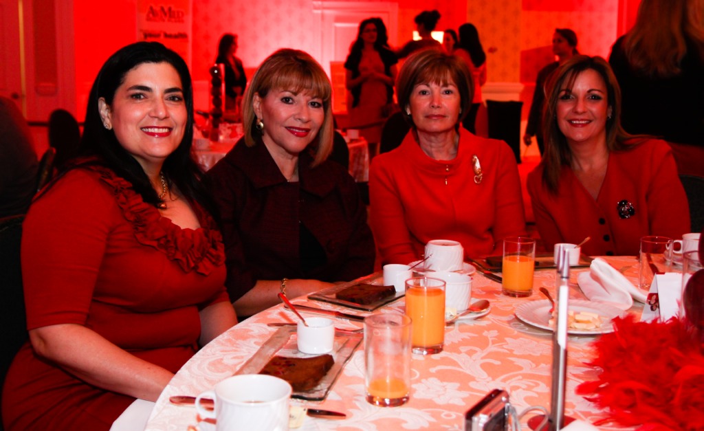 From left to right – Breakfast guest, Vilma Medio, 2011 Go Red Chairwoman Ana Mederos and Breakfast guest   