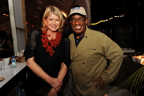 Martha Stewart, Al Roker at the 2011 South Beach Wine and Food Festival Photo credit: SOBE Wine and Food Festival