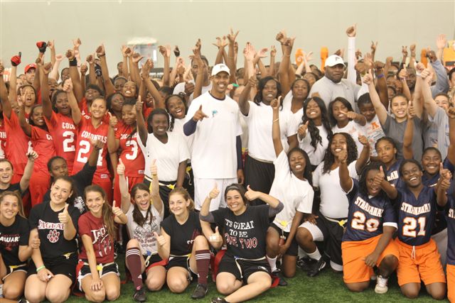 Miami Dolphins Press Release - Miami Dolphins Host Girls High School Flag Skills Clinic Presented by Under Armour