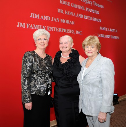 (L to R) Jan Moran, WID President & CEO Mary Riedel, and Lorraine Thomas