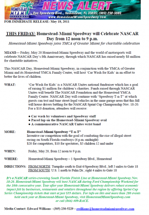 Homestead-Miami Speedway Celebrates NASCAR Day 2011 โ Premier Guide Miami Homestead-Miami Speedway Celebrates NASCAR Day 2011 โ Premier Guide Miami