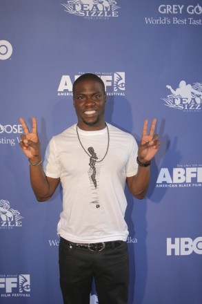 Kevin Hart arrives the screening of "Laugh At My Pain"