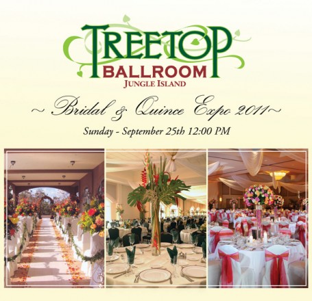 Jungle Island's Treetop Ballroom Bridal & Quince Expo
