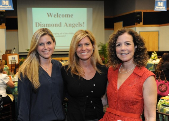 Allison Antevy event co-chair, Babette Ferre-Kosar Diamond Angels Founding President & Ronnie Greissman event co-chair at the DA Spring Luncheon  