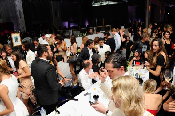   A general view of the atmosphere at Andy Valmorbida, Jimmy Iovine, And Sean "Diddy" Combs, Celebrate Culo By Mazzucco, Presented By VistaJet at Mr. Chow's on December 2, 2011 in Miami, Florida.  (Photo by Andrew H. Walker/Getty Images for Andy Valmorbida)