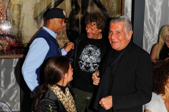  Russel Simmons, Renzo Russo and Roberto Cavalli attend Andy Valmorbida, Jimmy Iovine, And Sean "Diddy" Combs, Celebrate Culo By Mazzucco, Presented By VistaJet at Mr. Chow's on December 2, 2011 in Miami, Florida.  (Photo by Andrew H. Walker/Getty Images for Andy Valmorbida)