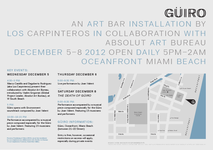 Güiro An Art Bar installation by Los Carpinteros Premier Guide Miami