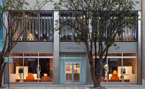 Hermès boutique in the Miami Design District credits courtesy of Robin Hill/Miami Design District