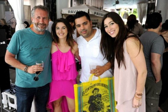 Soho House Developer for Latin America & Style Saves Founder Laurent Fraticelli, Bettina Alvarez of Rocs Anonymous, Owner of Wood Tavern Cesar Morales and Alexandra Maury