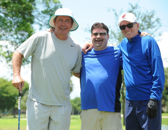 Dan Marino, Billy Sabo and John Footy Kross