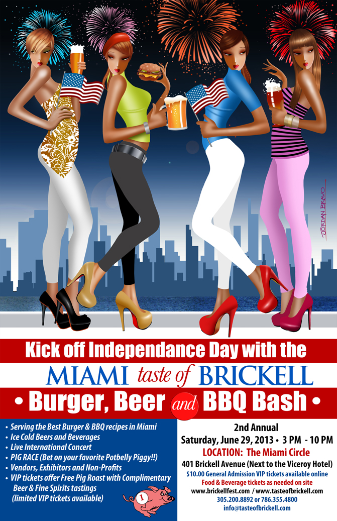 2ND ANNUAL BURGER, BEER & BBQ BASH IN BRICKELL