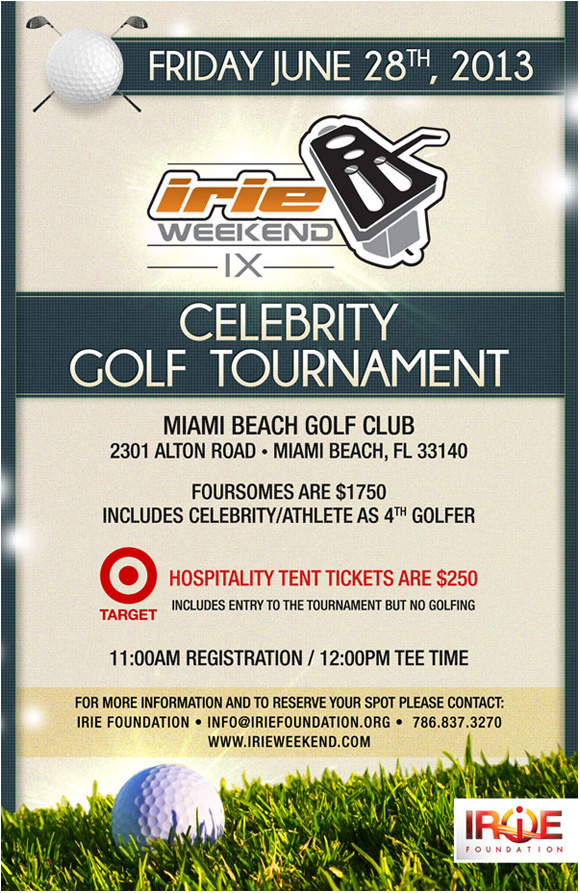 9th Annual Irie Weekend Celebrity Golf Tournament