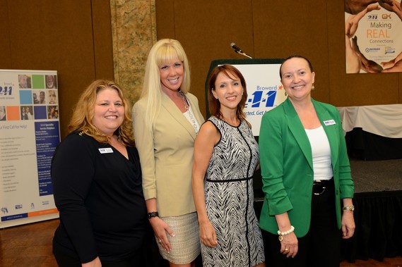 P4.Tracy Schuldiner, 2-1-1 Broward_ Jen Klaassens,The Wasie Foundation_ Andria Nolan, Florida Panthers Foundation_ and Sheila Smith, 2-1-1 Broward