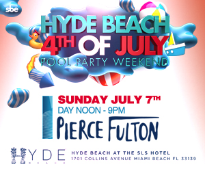 PIERCE FULTON HYDE BEACH 4th OF JULY POOL PARTY