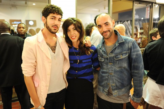 Anthony Spinello, Agustina Woodgate, & Edison Lozada at Miami Art Museum’s Lights Out BBQ- Photo World Red Eye