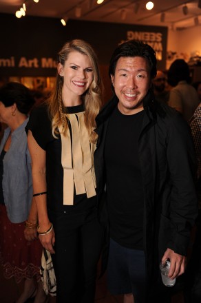Suzy Buckley & John Lin at Miami Art Museum’s Lights Out BBQ