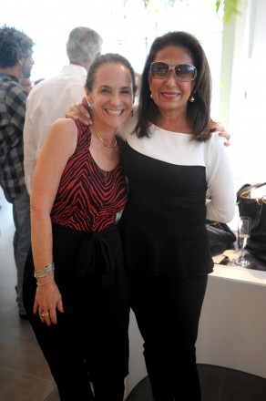 Cathy Steinberg & Gisele Lerch at Palau Sunset Harbour Sales and Design Studio Opening 