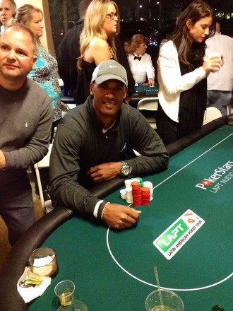 Jason Taylor at the 2013 Texas Hold 'Em Shoot Out