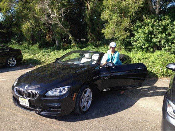 Daedrian McNaughton at the BMW Ultimate Driving Experience in Miami Premier Guide Miami