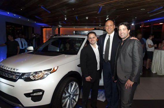 Larry Zinn, General Manager of Land Rover North Dade and Warren Henry Jaguar, Volvo, and Infiniti;  Joseph Infante, Centre Manager for Land Rover South Dade; and Danny Palenzuela, Centre Manager for Land Rover North Dade