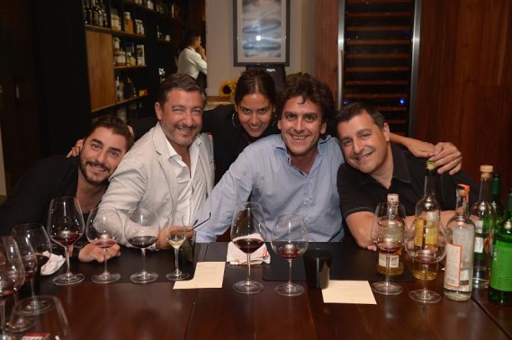  Jordi Roca,Joan Roca,Vanessa Fernandez-Valdes,Pablo Fernandez-Valdes and Josep Roca  attends the KLIMA Restuarant And Bar Hosts A Private Dinner For The Three Roca Brothers And Renowned Culinary Icons, Joan Roca, Josep Roca, And Jordi Roca at KLIMA Restaurant & Bar on August 11, 2015 in Miami Beach, Florida.  (Photo by Gustavo Caballero/Getty Images for KLIMA Restuarant & Bar)