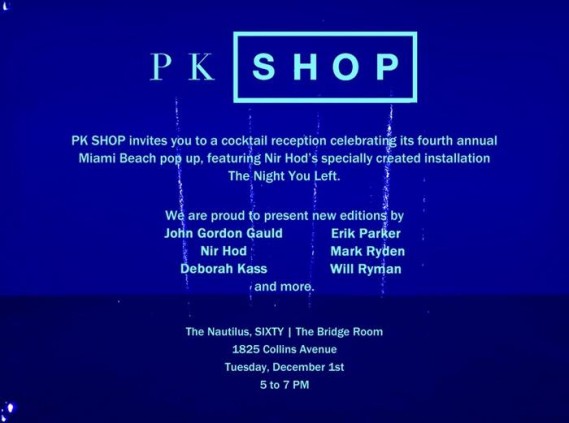 PK SHOP's #TheNightYouLeft ABMB Opening Cocktail